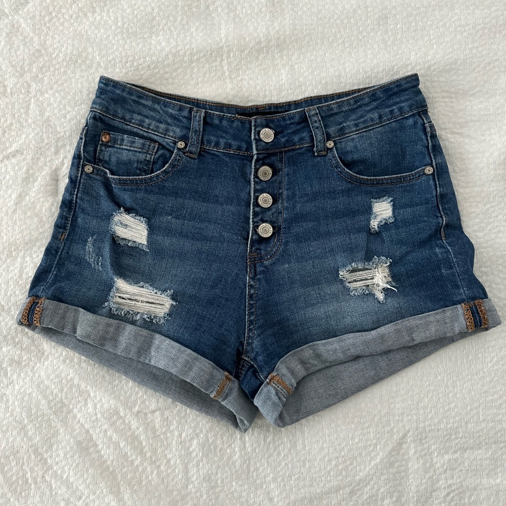 Denim shorts